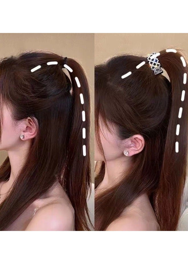 2 Pieces of Durable Alloy Hair Clip Accessories for Women Can Easily Tie Up Your High Ponytail - Image 3