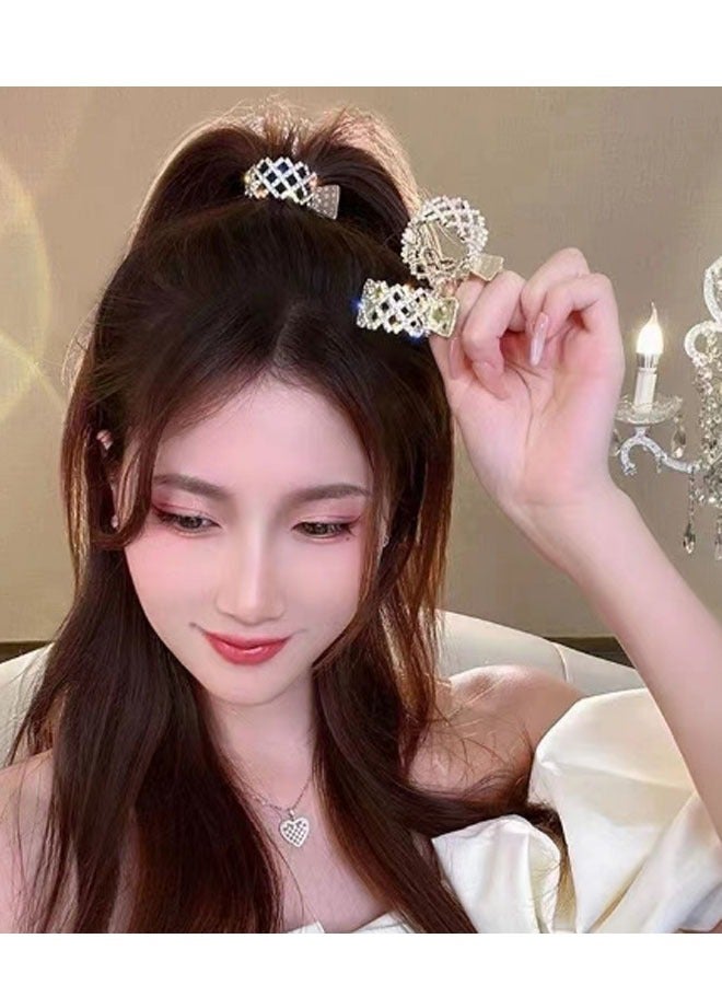 2 Pieces of Durable Alloy Hair Clip Accessories for Women Can Easily Tie Up Your High Ponytail - Image 4