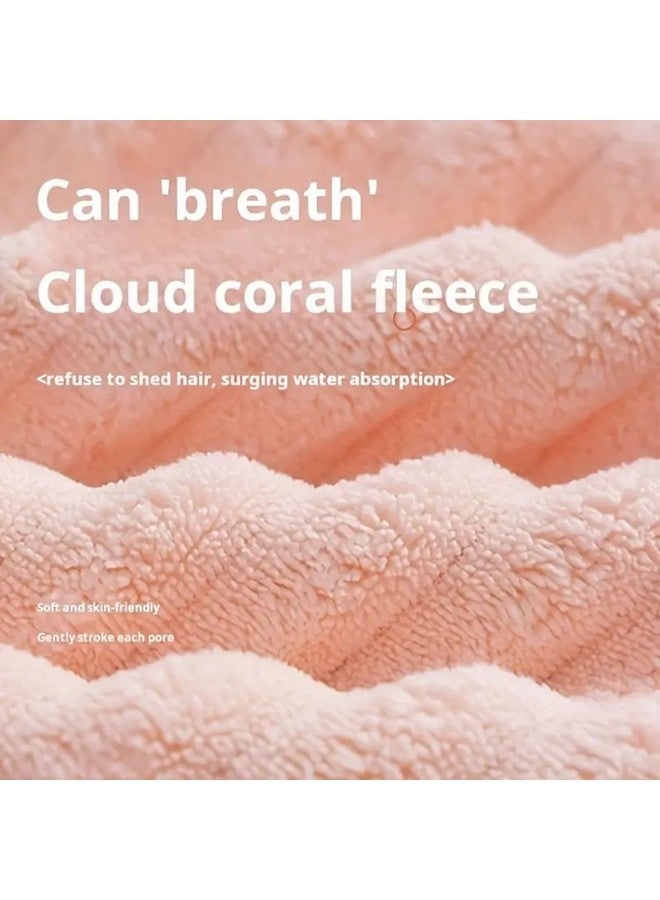 Linear منشفة استحمام ميكروفايبر LINEAR / منشفة للاستحمام / مناشف ميكروفايبر للاستحمام بحجم كبير / منشفة استحمام للرجال والنساء / تصميم بطانة / 300 جرام لكل متر مربع (140 سم * 70 سم) (بطانة وردية) - Image 4