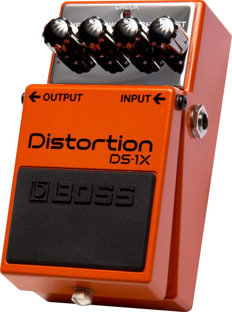 BOSS DS-1X Distortion Bundle with Gearlux Instrument Cable, Patch Cable, and Picks - Image 3