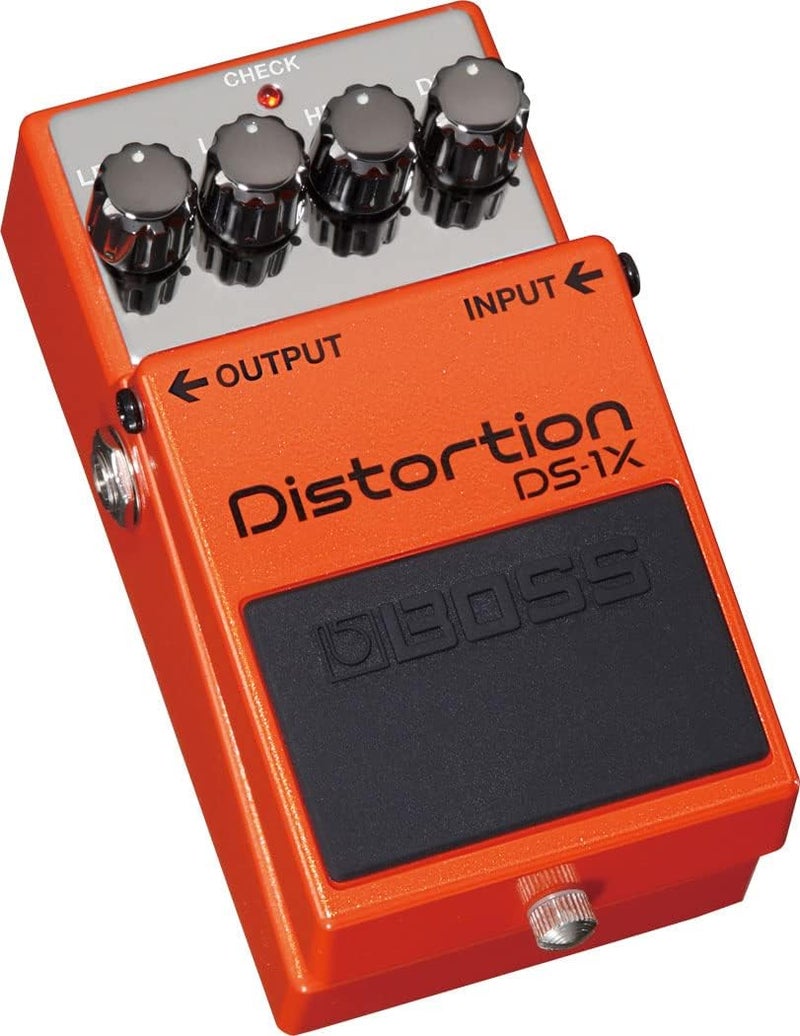 BOSS DS-1X Distortion Bundle with Gearlux Instrument Cable, Patch Cable, and Picks - Image 2