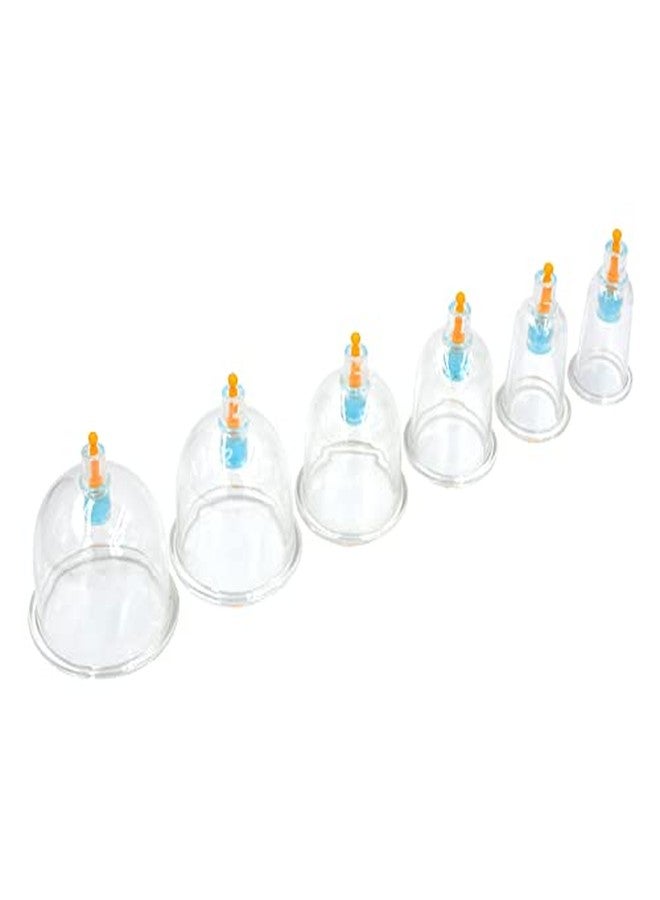 AHCS Acupressure Hijama Cupping Cups Set Vacuum Cans Banks Cupping Therapy Massage Suction Cup (2 Number 20 Pcs) - Image 3