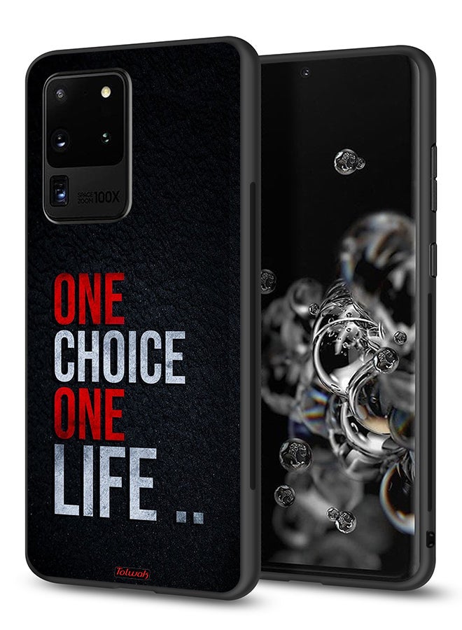 Tolwak Samsung Galaxy S20 Ultra Protective Case Cover One Choice One Life - Image 1