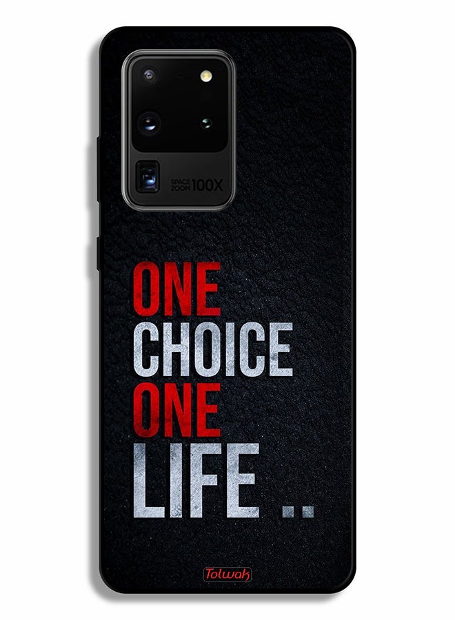 Tolwak Samsung Galaxy S20 Ultra Protective Case Cover One Choice One Life - Image 2