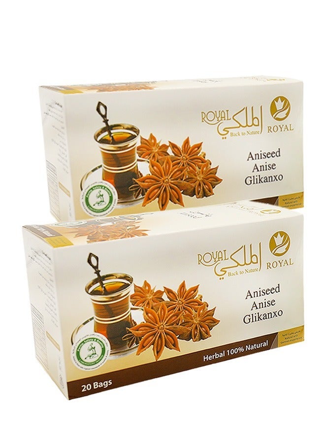 الملكي رويال شاي أعشاب يانسون – 40 كيس - Image 2