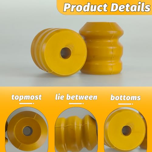 Yukauto Front Bump Stops, Jounce Bumpers Fit for 2004-2009 Dodge Durango, 2007-2009 Aspen (1 Pair) - Image 2