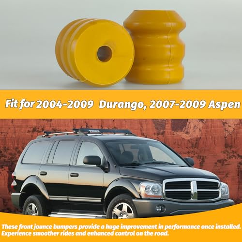 Yukauto Front Bump Stops, Jounce Bumpers Fit for 2004-2009 Dodge Durango, 2007-2009 Aspen (1 Pair) - Image 5