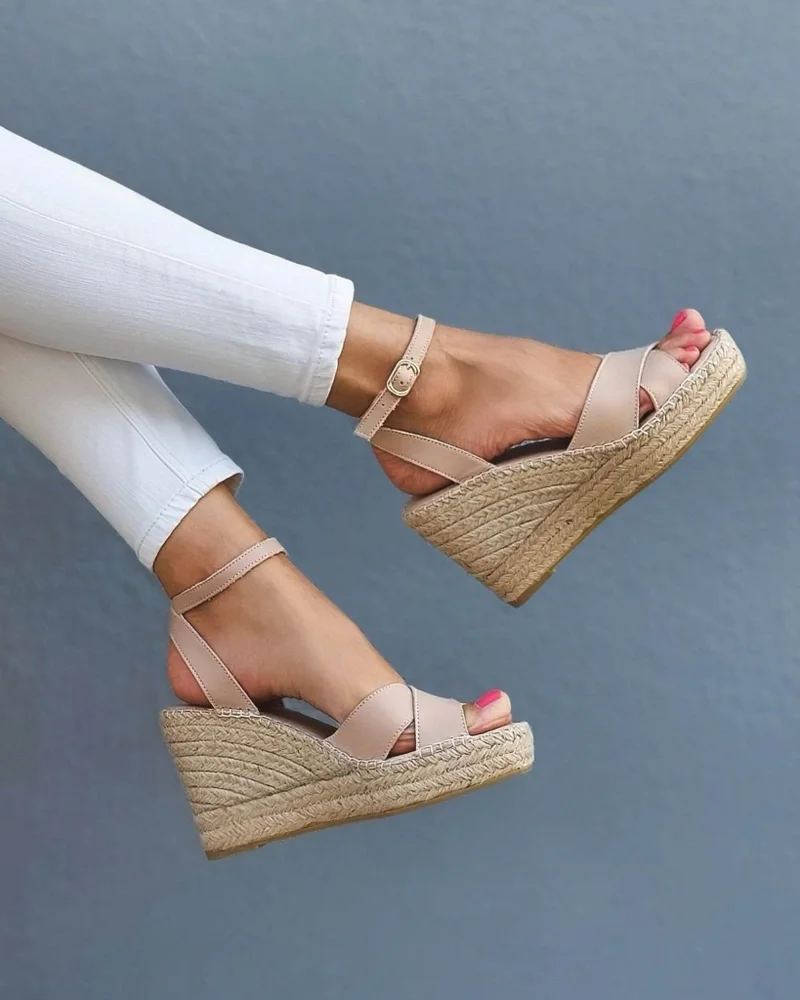 SHOEQ Lucia Espadrille Wedge