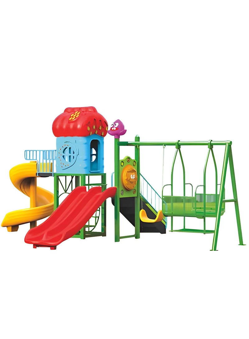 MYTS Playcentre Slide and Double Swings - Unlimited Outdoor Fun - Image 2