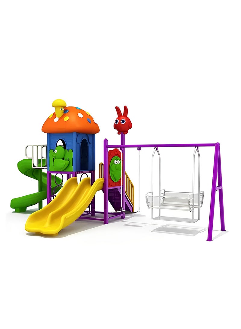 MYTS Playcentre Slide and Double Swings - Unlimited Outdoor Fun - Image 3