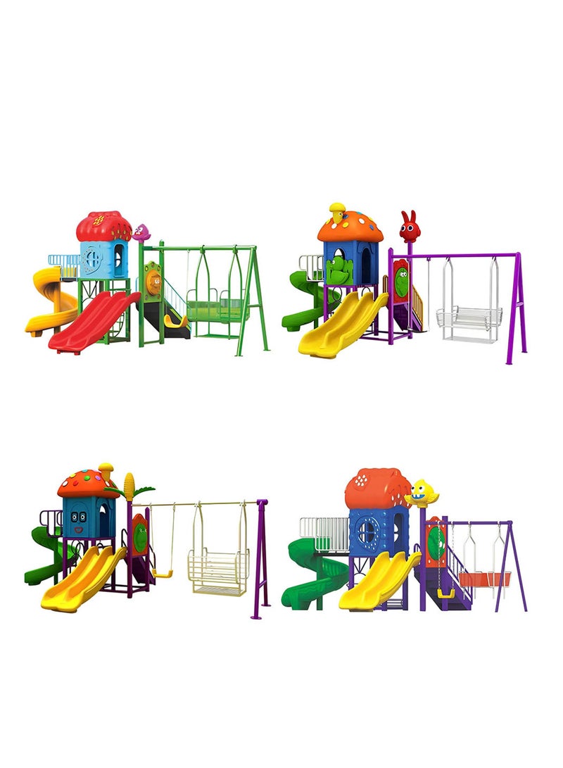 MYTS Playcentre Slide and Double Swings - Unlimited Outdoor Fun - Image 1
