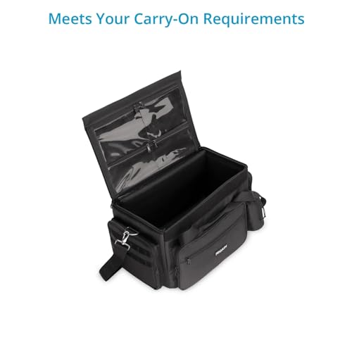 PROAIM Cine Cube Bag for Camera Gear, Photographer, Videographer Videomakers. Solid & Spacious, Removable Pouches, 4 Clear Pockets & Back Slate Pocket. Bottle Holder, Waterproof + Sling (P-CBCC-01) - Image 2
