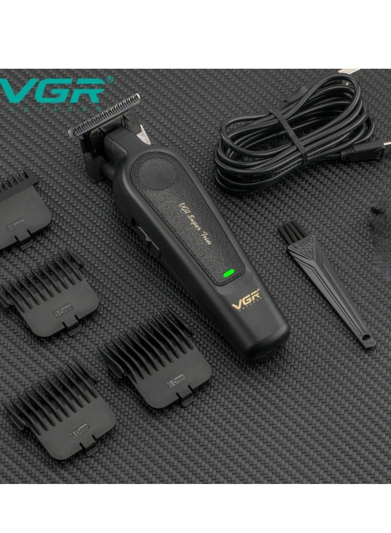 VGR Hair Trimmers Professional Barber Cordless Clippers V-995 Black - Image 1