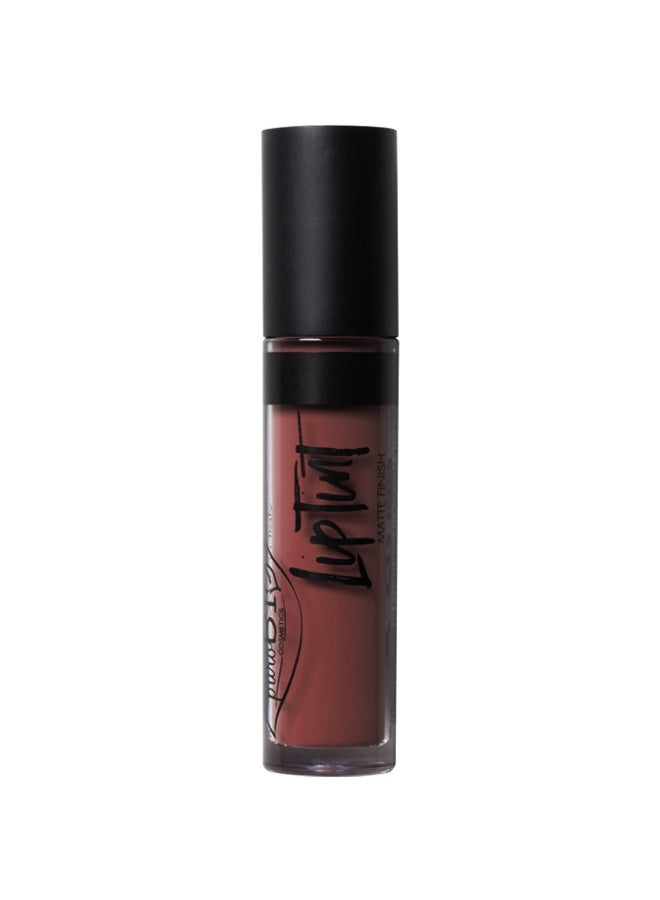 puroBio Liptint Liquid Lipstick in Matte Finish 07 Chocolate Red 4ml - Image 3