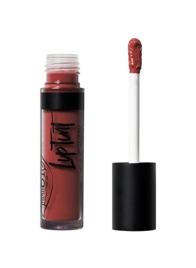 puroBio Liptint Liquid Lipstick in Matte Finish 07 Chocolate Red 4ml - Image 1