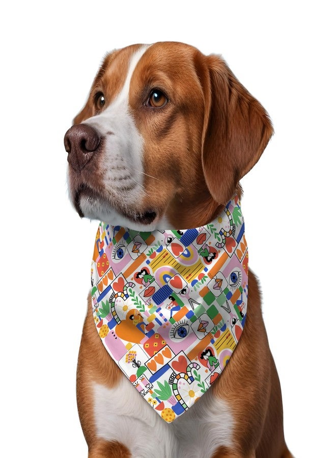 W Brings Love in The Air Gorgeous Dog Bandana | This Stunning Gorgeous Dog Bandana Scarf is Perfect for Your Dog’s Day Out. One Size Fits All. - Image 4
