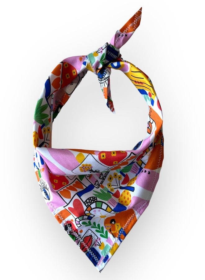 W Brings Love in The Air Gorgeous Dog Bandana | This Stunning Gorgeous Dog Bandana Scarf is Perfect for Your Dog’s Day Out. One Size Fits All. - Image 3