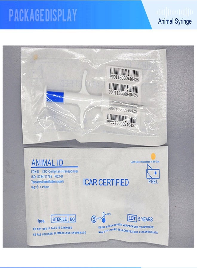 WEEGEEKS Universal Pet Microchip, 134.2kHz ISO11784/5 FDX-B Pet ID Tags, 15 Bit RFID Microchip Implant Kit for The Management and Tracking of Animals (1PC 1.4*8MM) - Image 5