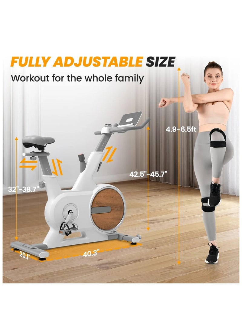 Generic Indoor Magnetic Spinning Bike With Bluetooth APP Exercise Bike for Home Office Workout Bike Training Motorized Magnetic  - Image 2