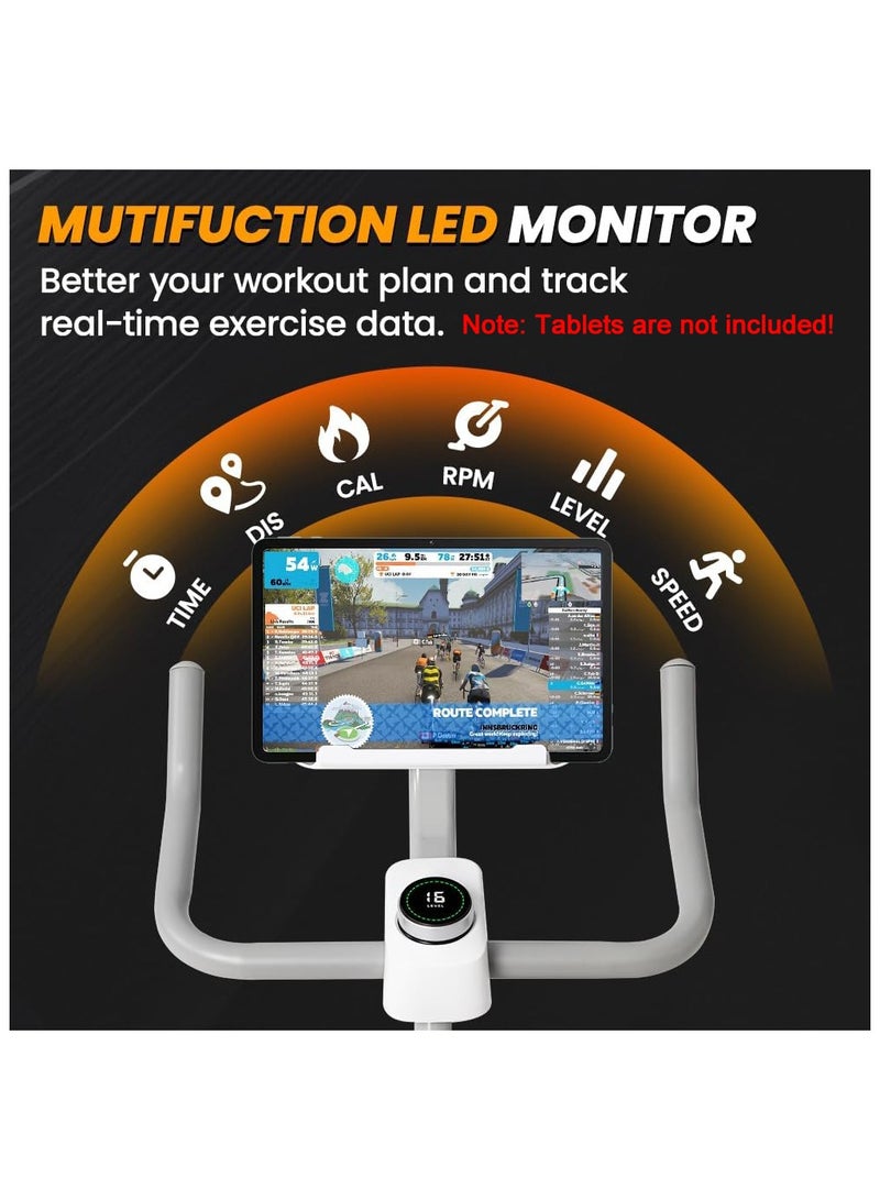 Generic Indoor Magnetic Spinning Bike With Bluetooth APP Exercise Bike for Home Office Workout Bike Training Motorized Magnetic  - Image 3
