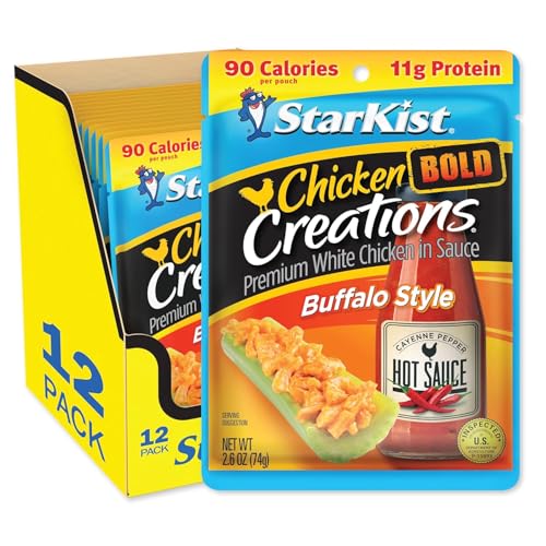 StarKist Chicken Creations BOLD Buffalo Style, 2.6 oz Pouch (Pack of 12) - Image 1