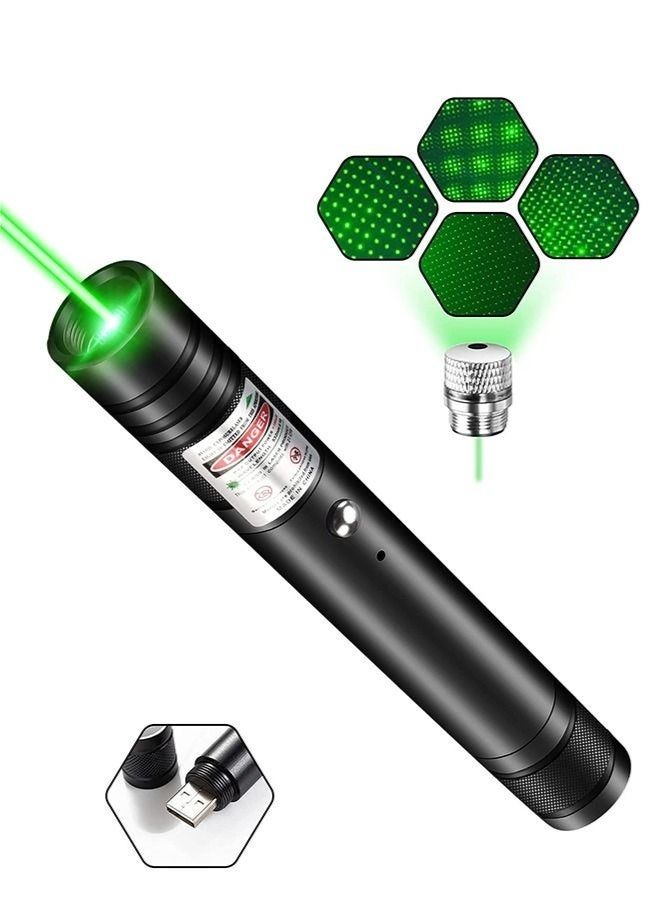 High Power Laser Pointer Green rechargeable LED Flashlight