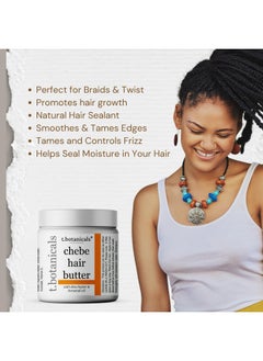 t.botanicals Chebe Butter Chebe Hair Butter For Hair Growth Hair Thickening Ayurvedic Hair Butter With Horsetail  - Image 3