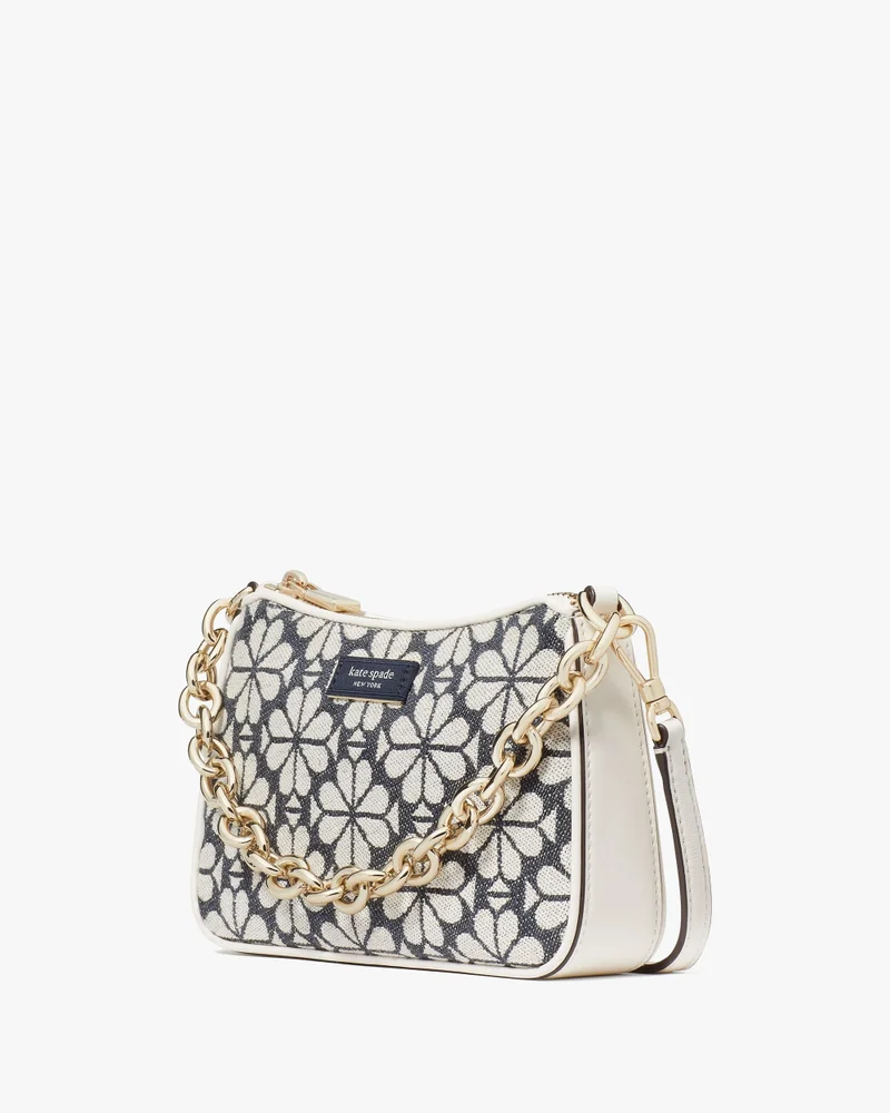 Kate Spade Jolie Spade Flower Jacquard Small Convertible Crossbody