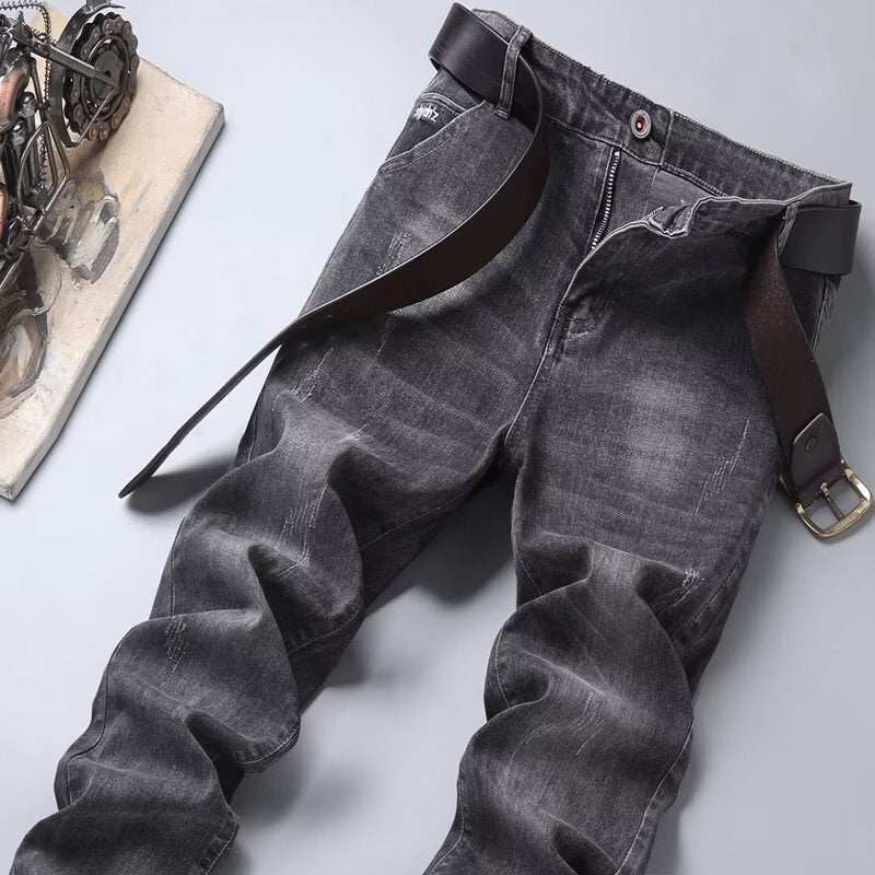 Unisex Classic Denim Jeans Loose Fit Daily Outdoor Wear - Image 3