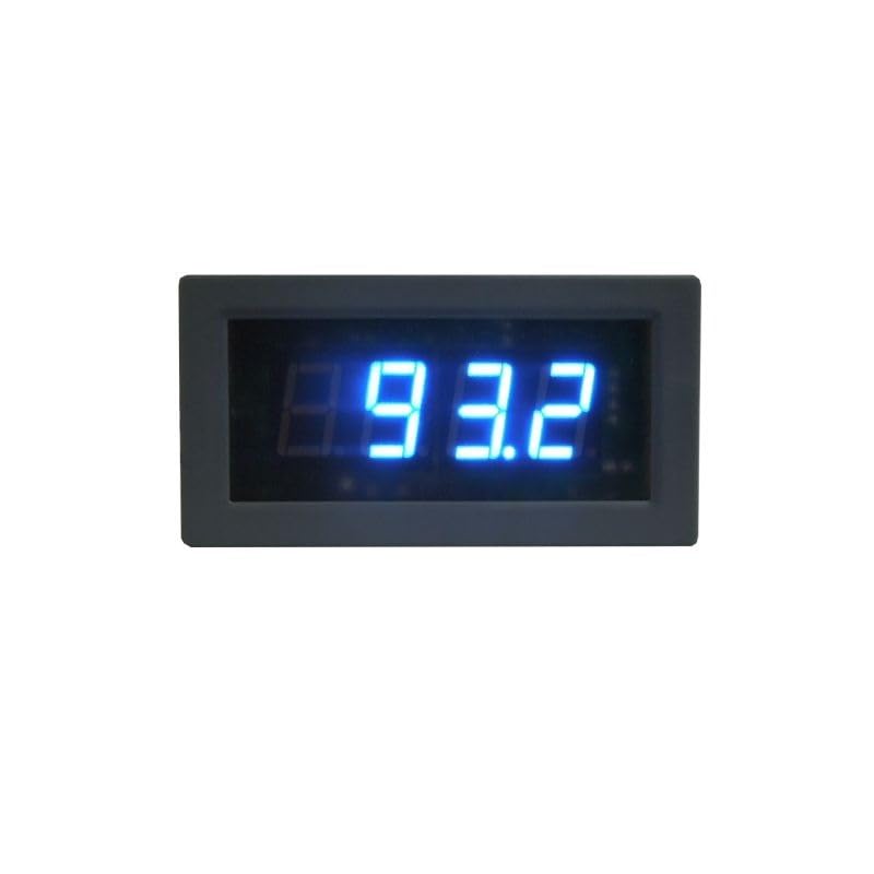 1Pcs YB5135B LED Digital Ampere Tester AC Current Meter 20mA 200mA Ammeter 10A 50A 100A 200A 300A 500A Amp Panel Indicator Amp Gauge(Blue,AC10A_Power Supply DC12V) - Image 4