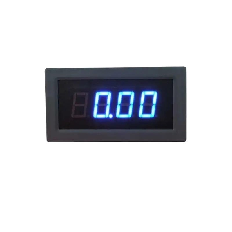 1Pcs YB5135B LED Digital Ampere Tester AC Current Meter 20mA 200mA Ammeter 10A 50A 100A 200A 300A 500A Amp Panel Indicator Amp Gauge(Blue,AC10A_Power Supply DC12V) - Image 1