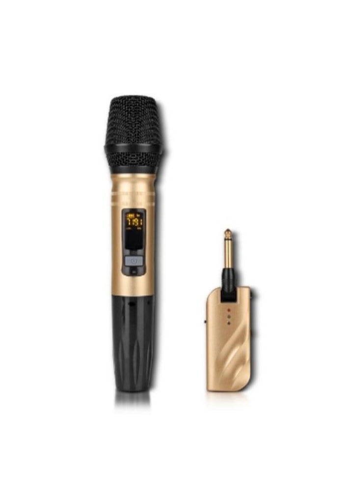 DUNISO Wireless Microphone, Professional Noise Canceling  Rechargeable Handheld Wireless Microphone with USB Receiver, ,Singing, DJ,High Vocal Quality,Plug and Play - Image 2