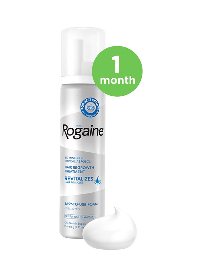 Rogaine Minioxidil Foam For Hair Loss And Regrowth 60grams - Image 2