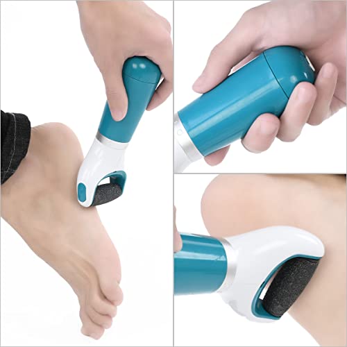 Adbeni Pedi Spin Personal Foot Care Callus Remover - Manual Rotating Professional Pedicure Tool - Handheld Heel Scrubber and Dead Skin Remover for Smooth Feet - Image 3
