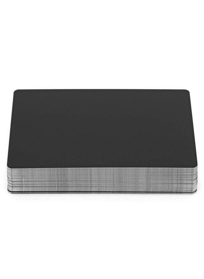 Bastex Pack of 60 Blue Metal Cards Blanks for Business Card Engraving. Blank, Aluminum and Thin Credit Card Sized Cards for Laser Engraving DIY Gift Cards (Blue) - Image 5