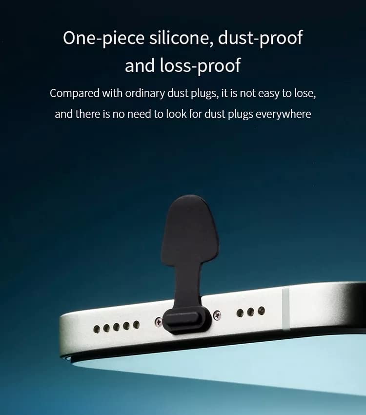 BRAINLE Mobile Phone Dustproof Net Stickers, Speaker Mesh Anti Dust Proof Adhesive Sticker for iPhone and Android Phone Speaker Dustproof Sticker(2 PCS C-Type Plug, Black) - Image 4