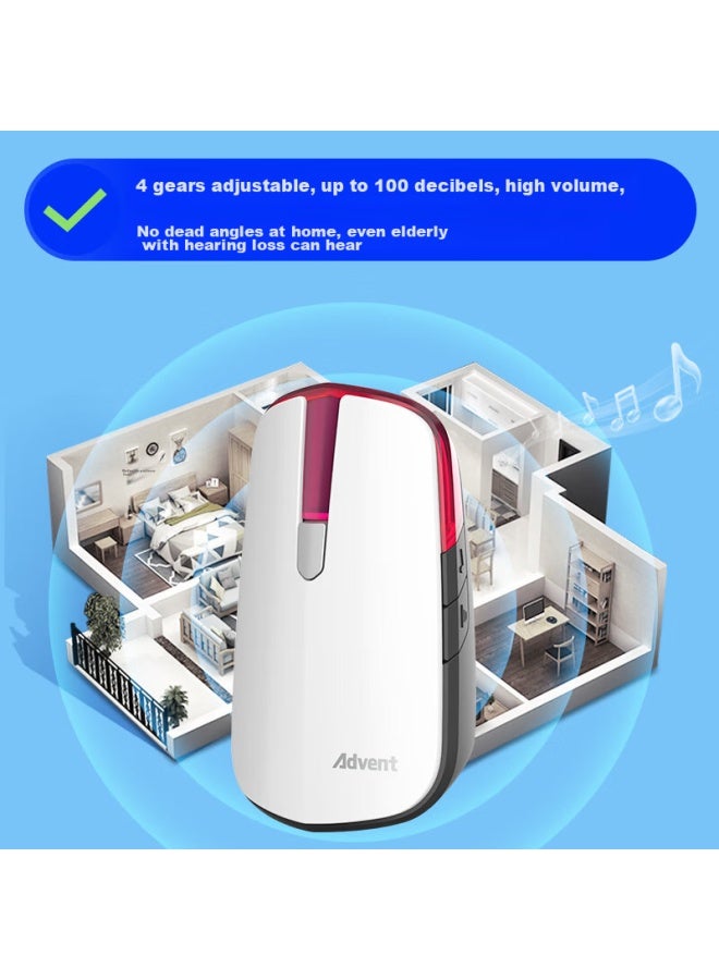 Advent F86-681pr Doorbell, Self-powered Wireless Doorbell, Waterproof Home Call Button - Image 2