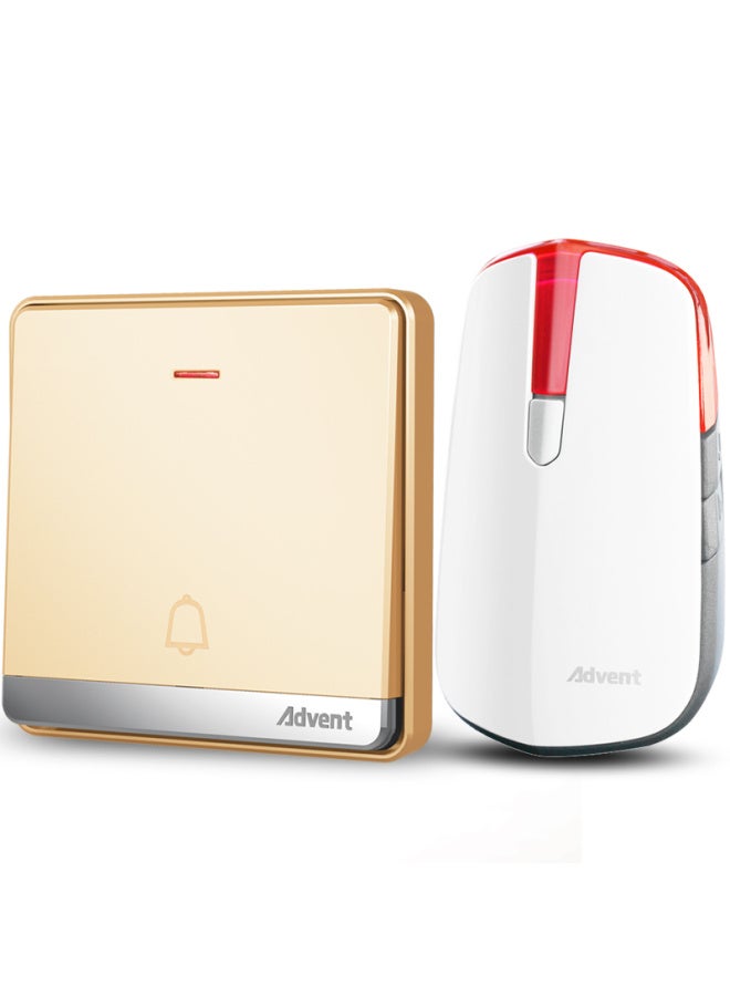Advent F86-681pr Doorbell, Self-powered Wireless Doorbell, Waterproof Home Call Button - Image 4