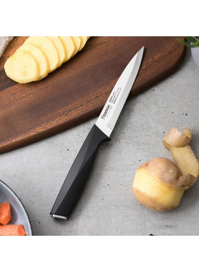 Fissman طقم سكاكين 3 قطع، سكين شيف 8 بوصة من سلسلة فرانكو من الفولاذ المقاوم للصدأ، سكين متعددة الاستخدامات 5 بوصة، سكين تقشير 3.5 بوصة - Image 4