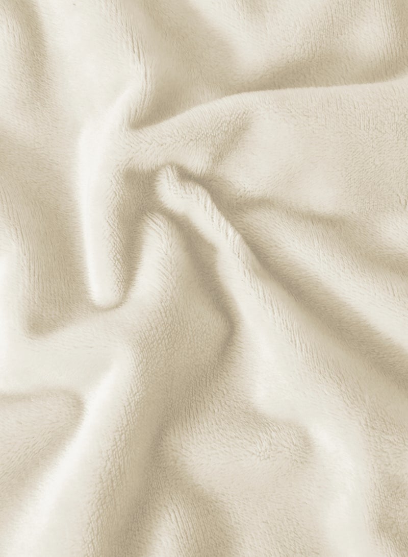 Master Home Textile Velvet Fitted Sheet Set, Queen Size - 3PCS,Fits 160 x 200 cm Bed, Soft & Cozy - Image 3