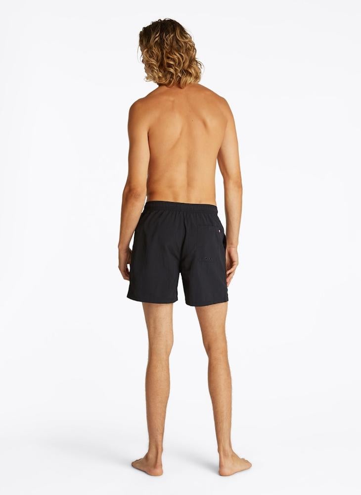 TOMMY HILFIGER Flag Embroidery Mid Length Swim Shorts - Image 2