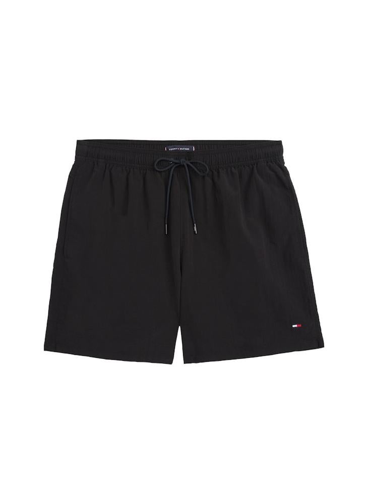 TOMMY HILFIGER Flag Embroidery Mid Length Swim Shorts - Image 4