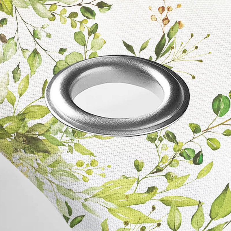 Tititex Fragile Sprout Grass Green Eucalyptus Shower Curtain Sets  Watercolor Leaves on The Top Plant with Floral Bathroom Decoration 72x72 Inch with Hooks - Image 4