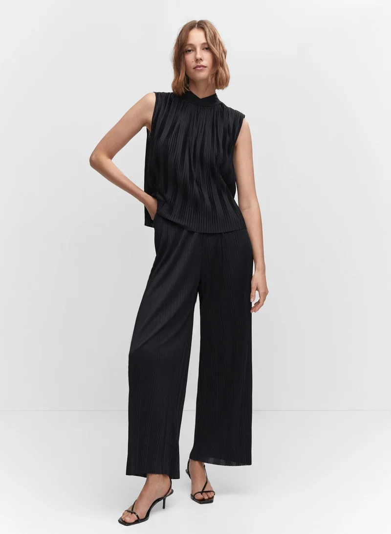 مانجو High Waist Wide Leg Pants