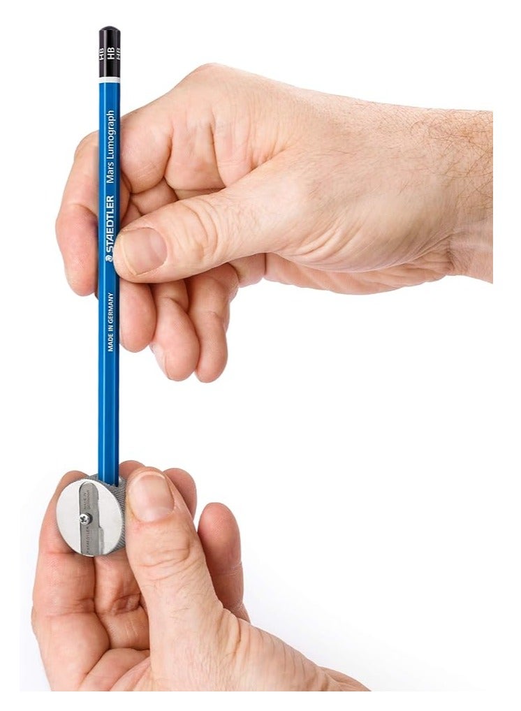 شتدلر مبراة مارس ذات الفتحتين المعدنية، عبوة من قطعة واحدة - Image 3