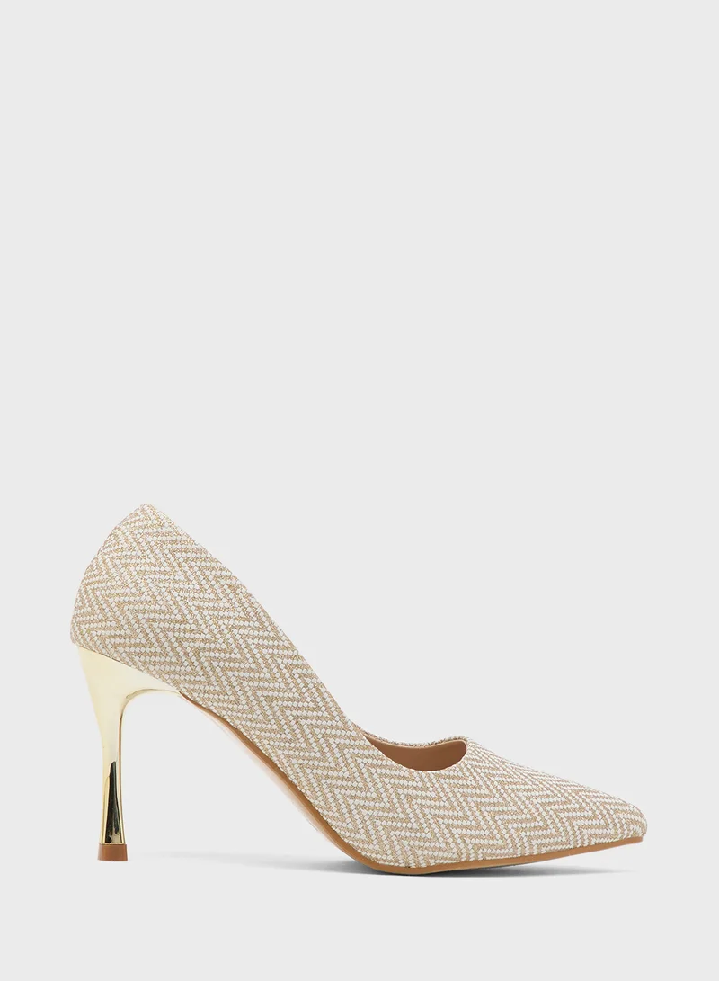 BR High Heeled Pointed Pump