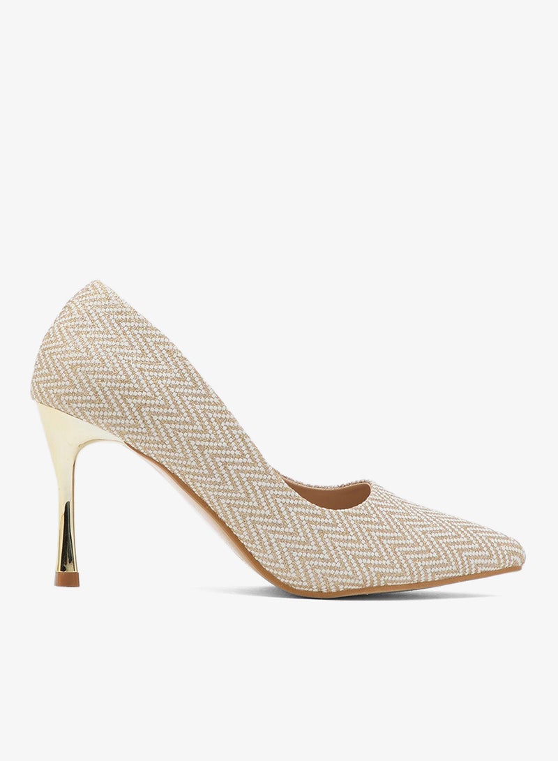 بي ار حذاء بكعب عالٍ مدبب - Image 1