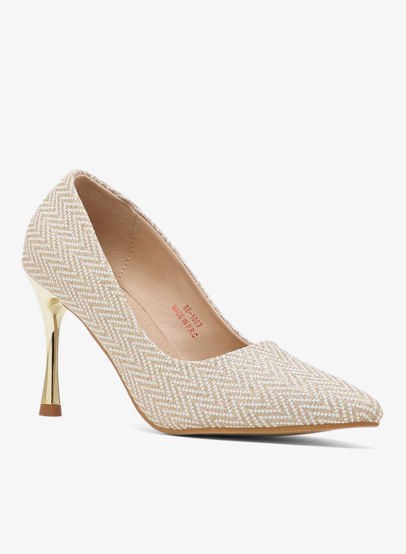 بي ار حذاء بكعب عالٍ مدبب - Image 3