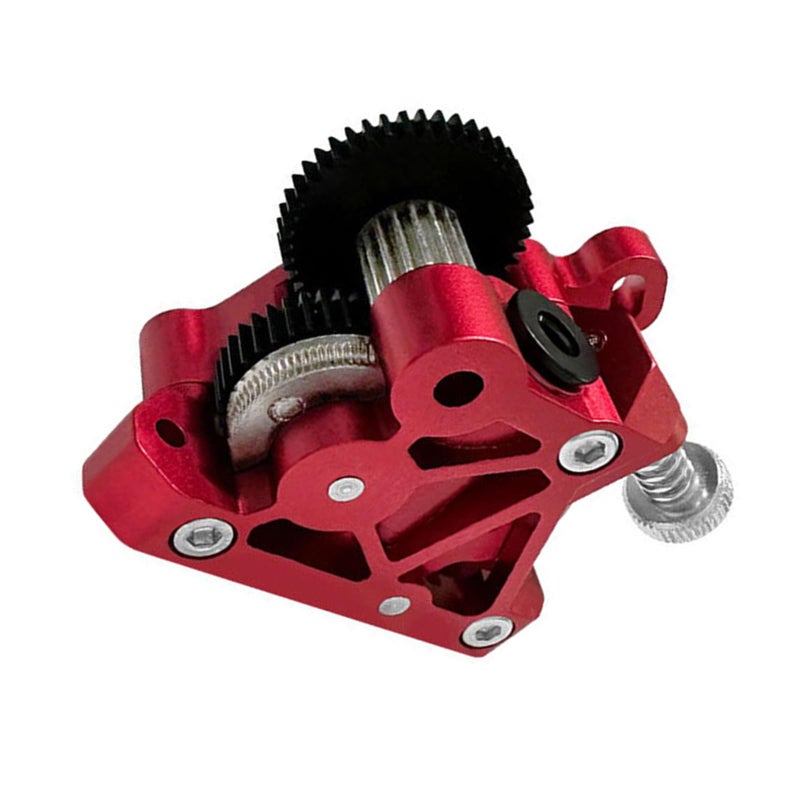 Red Aluminum Alloy Extruder Gear Large Durable Motor Gear for 3D Printer - Image 2