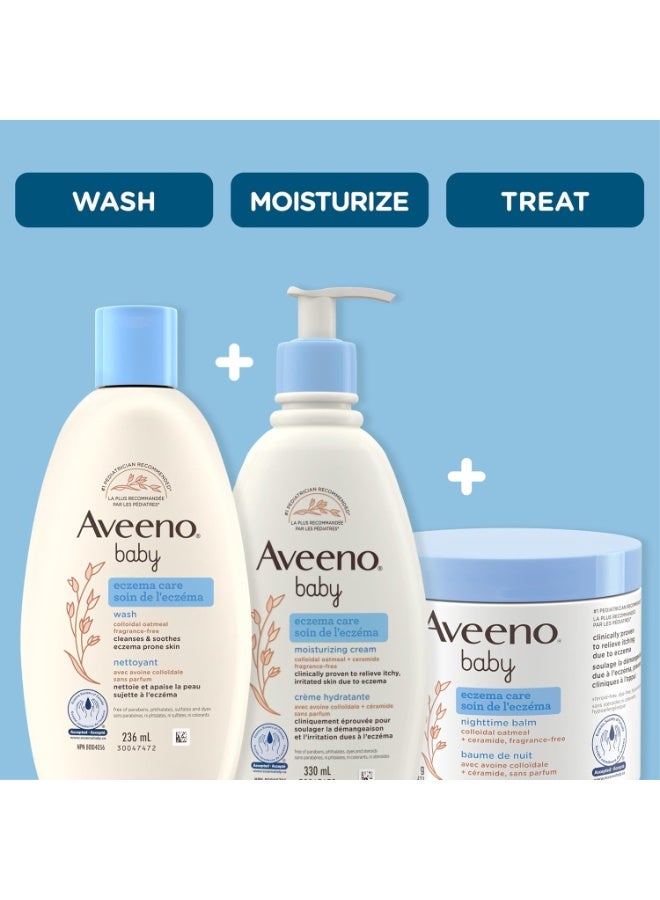 Aveeno Baby Eczema Care Wash, Colloidal Oatmeal, Fragrance-Free, 236mL - Image 4